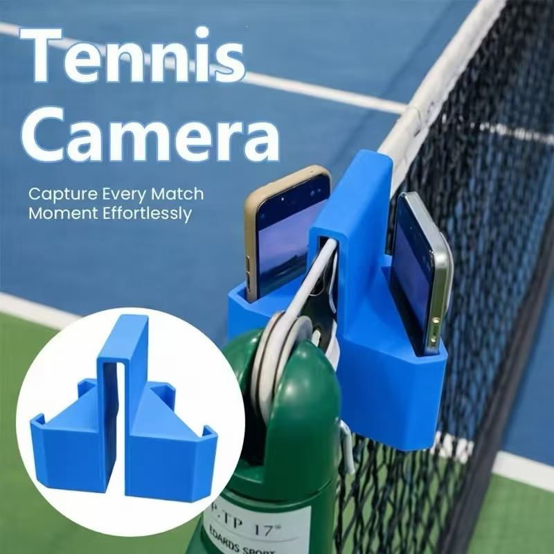 Photography Videography - 2 Stück Tennisnetz-Kamerahalterung, Handyhalterung für Outdoor-Sportarten,