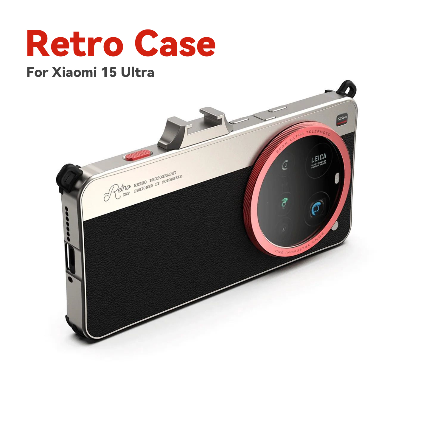 Photography Kit Xiaomi 15 Ultra - Fotorgear Retro Classic Series Handyhülle für