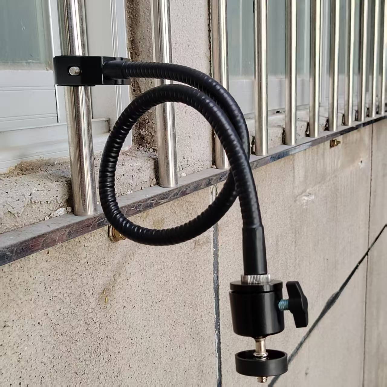 Photography Videography - Metall-Klemmhalterung für 360-Grad-Kamera 1/4 Zoll Kopf