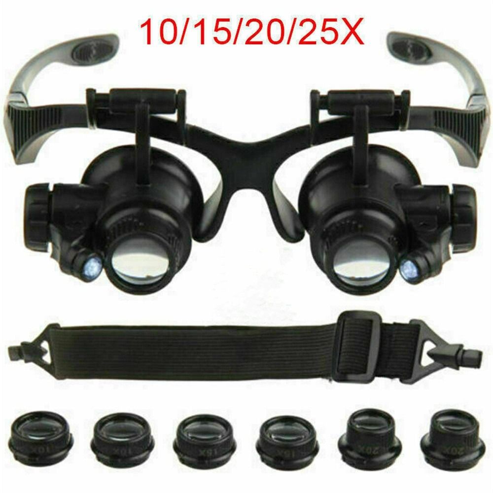 Eye Piece Magnifier - Antike Werkzeuge, am Kopf montiertes Uhrenreparaturset,