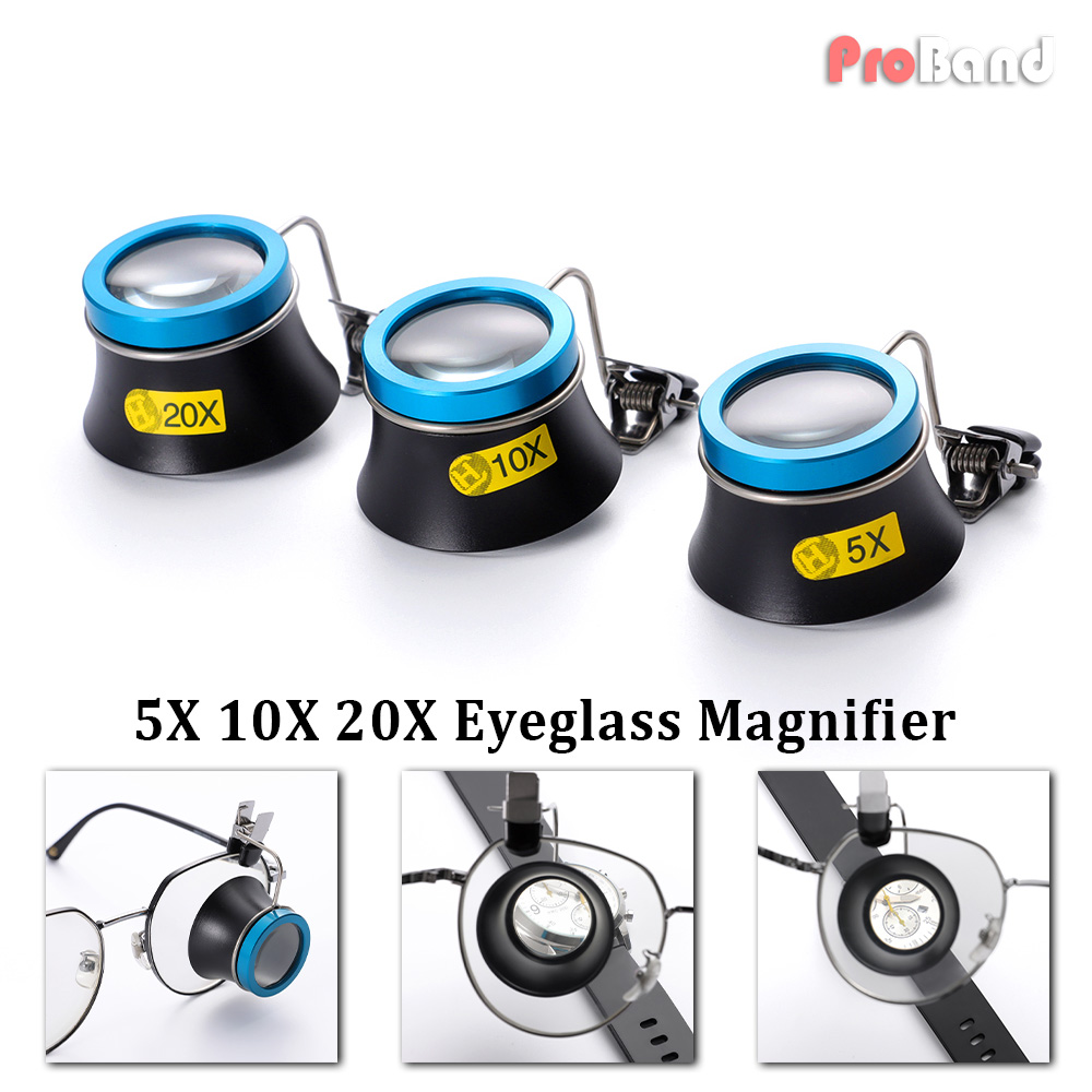 Eye Piece Magnifier - Clip-On Augenlupe Vergrößerungslinse 5X 10X 20X