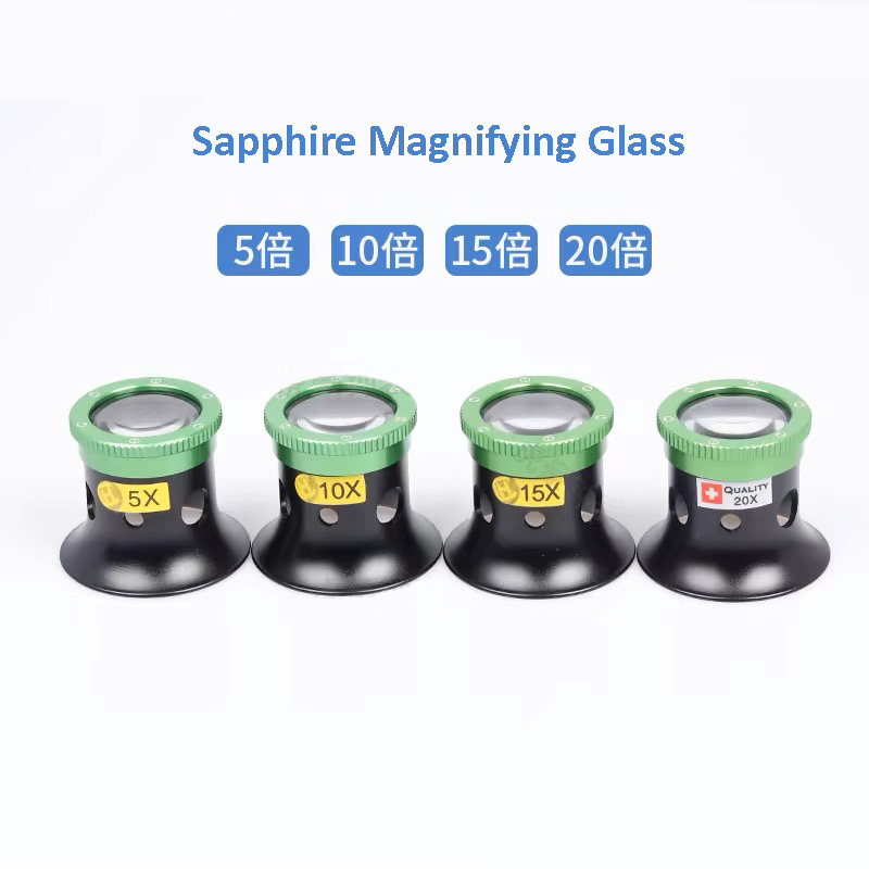 Eye Piece Magnifier - Professionelles Uhrenreparatur-Werkzeug Augenmaske, Vergrößerungsglas 5x 10x
