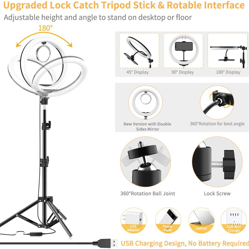 Videoleuchte 16/26/33cm Selfie – Photography Darkroom Bewertung und Preis