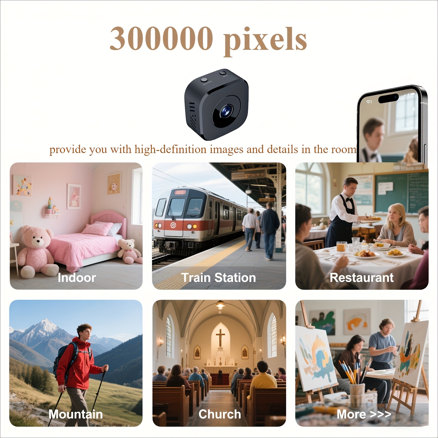 1080P HD Mini WiFi Kamera Indo – Photography Videography Bewertung und Preis